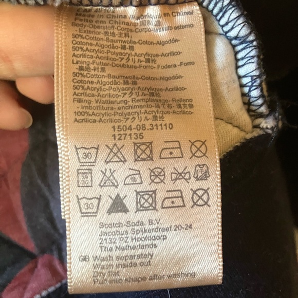 Scotch and soda quilted coat - Picture 6 of 7